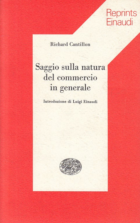 LS- SAGGIO NATURA COMMERCIO IN GENERALE- CANTILLON- EINAUDI--- 1974 - B - ZFS463