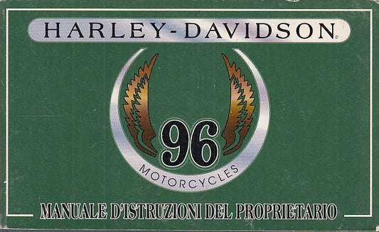 LZ- HARLEY DAVIDSON MANUALE D'ISTRUZIONE DEL PROPRIETARIO ----- 1995 -B - XFS9