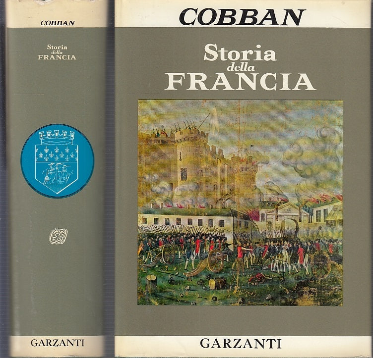 LS- STORIA DELLA FRANCIA - COBBAN - GARZANTI --- 1966 - CS - XFS48