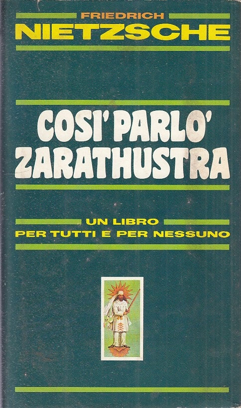 LS- COSI' PARLO' ZARATHUSTRA - FRIEDRICH NIETZSCHE - CDE --- 1983 - CS - ZFS524