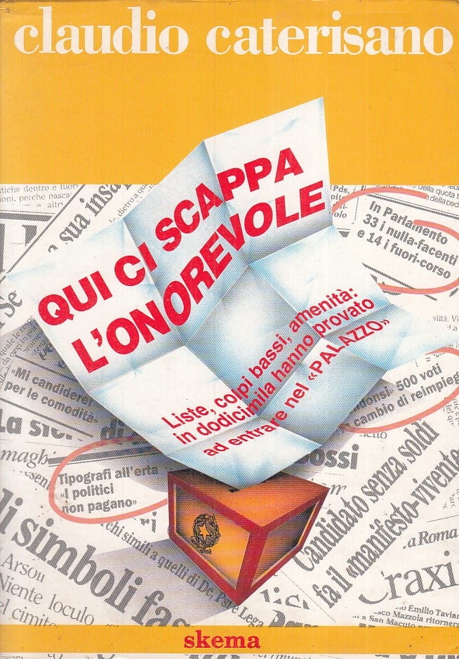 LZ- QUI CI SCAPPA L'ONOREVOLE - CATERISANO -SKEMA --- 1992 - B - ZFS457
