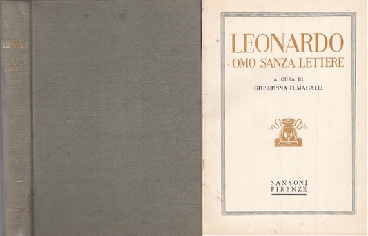 LZ- LEONARDO OMO SANZA LETTERE - FUMAGALLI - SANSONI --- 1939 - C - ZFS435