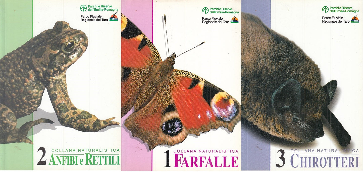 LZ- COLLANA NATURALISTICA 3 VOLUMI-- CONSORZIO PARCO DEL TARO --- 1998 - B - VPR