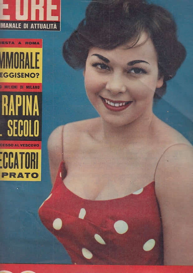 LR- RIVISTA LE ORE 252 VI GABRIELLA PALLOTTA ----- 1958- S- YFS716