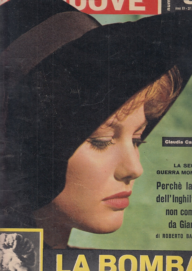 LR- RIVISTA SETTIMANALE VIE NUOVE N.9 CLAUDIA CARDINALE ----- 1960 - S - YFS715