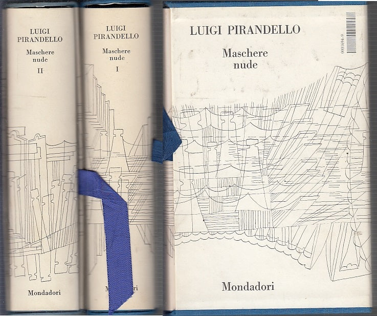 LN- MASCHERE NUDE 2 VOLUMI - LUIGI PIRANDELLO - MONDADORI --- 1971 - CS - XFS43