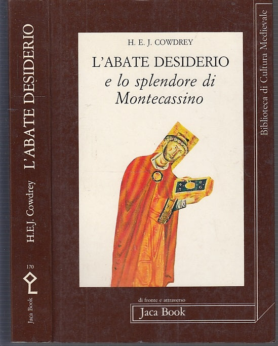 LS- L'ABATE DESIDERIO SPLENDORE MONTECASSINO- COWDREY- JACA BOOK--- 1985-B-XFS53