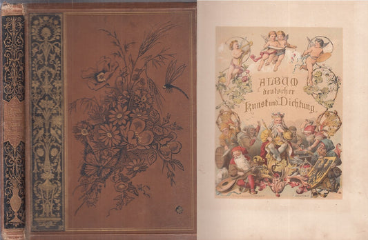 LZ- ALBUM DEUTSHER BUNST UND DICHTUNG- BODENSTEDT- G. GROTE --- 1877- C - ZFS663
