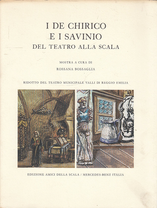 LT-I DE CHIRICO E I SAVINIO DEL TEATRO ALLA SCALA- BOSSAGLIA---- 1989- B- YFS456