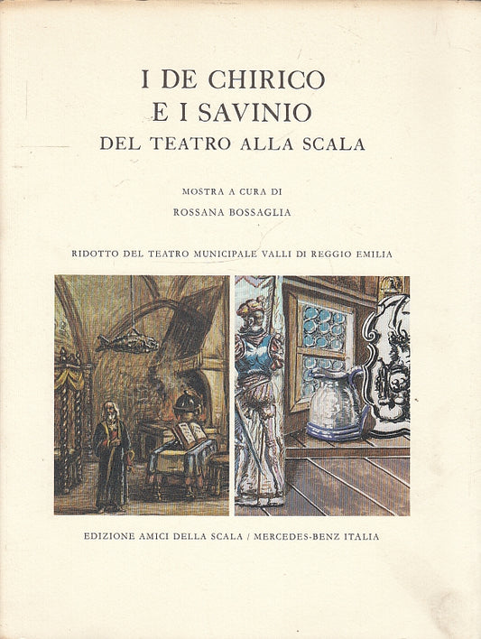 LT-I DE CHIRICO E I SAVINIO DEL TEATRO ALLA SCALA- BOSSAGLIA---- 1989- B- YFS456