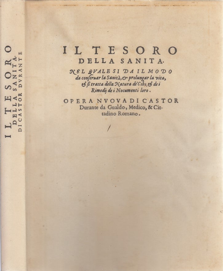 LZ- IL TESORO DELLA SANITA' RIST. ANASTATICA 1586 - DA GUALDO---- 1965- B- XFS79