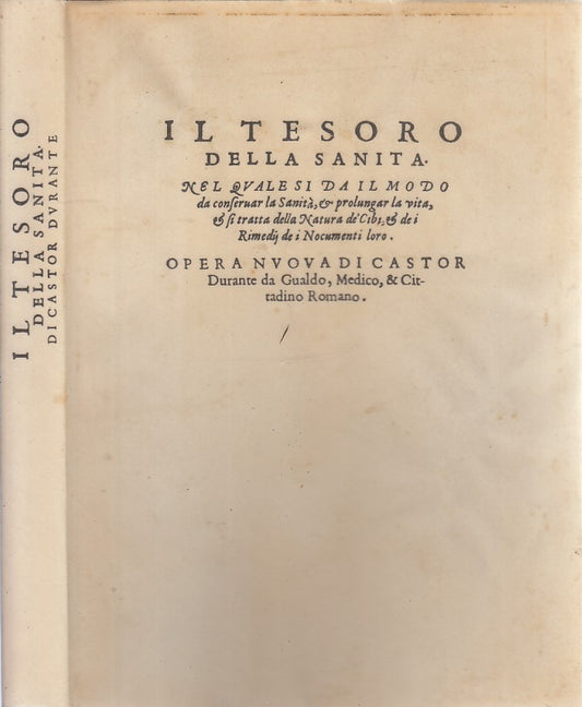 LZ- IL TESORO DELLA SANITA' RIST. ANASTATICA 1586 - DA GUALDO---- 1965- B- XFS79