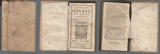 LH- QUINCTI HORATII FLACCI VENUSINI SEICENTINA- IACOBUM TURLINUM- 1681- B- XFS79