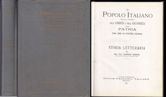 LS- IL POPOLO ITALIANO NELLA STORIA - AVANCINI - VALLARDI --- 1933 - C - XFS147