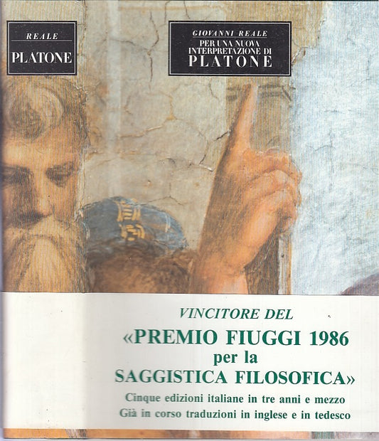 LS- PER UNA NUOVA INTERPRETAZIONE DI PLATONE- GIOVANNI REALE---- 1987- CS- XFS70