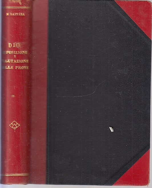 LD- DIO ESPOSIZIONE E VALUTAZIONE DELLE PROVE - DAFFARA - SEI--- 1952- C- XFS70