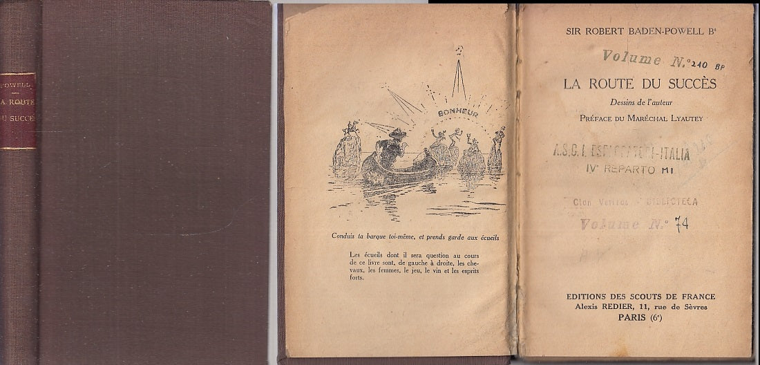 LZ- LA ROUTE DU SUCCES BOY SCOUT - SIR ROBERT BADEN POWELL ---- 1947 - C - XFS56