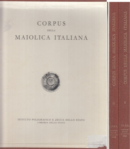 LT- CORPUS MAIOLICA ITALIANA-- IST POLIGRAFICO ZECCA ITALIANA--- 1988- C- YFS726