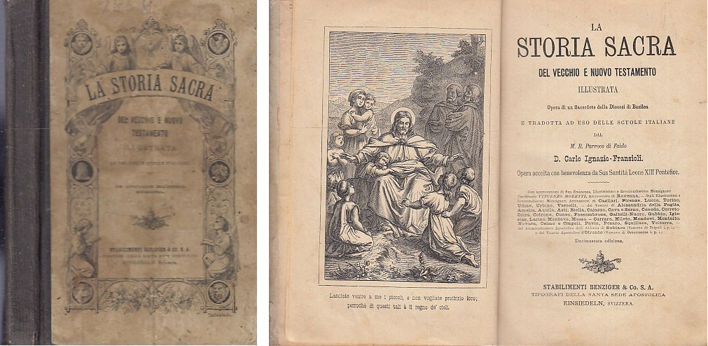 LD- LA STORIA SACRA VECCHIO E NUOVO TESTAMENTO ILLUSTRATA ----- 1868 - C - XFS82