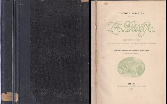 LZ- LA DANZA ABBONATI - GASTONE VUILLIER - CORRIERE DELLA SERA--- 1899- C- XFS81