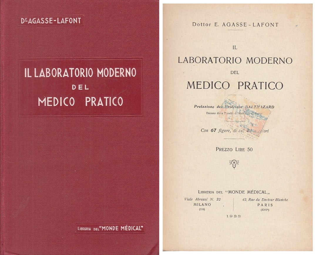 Il laboratorio moderno del medico pratico - Agasse-Lafont- MOnde Medical- ZFS231