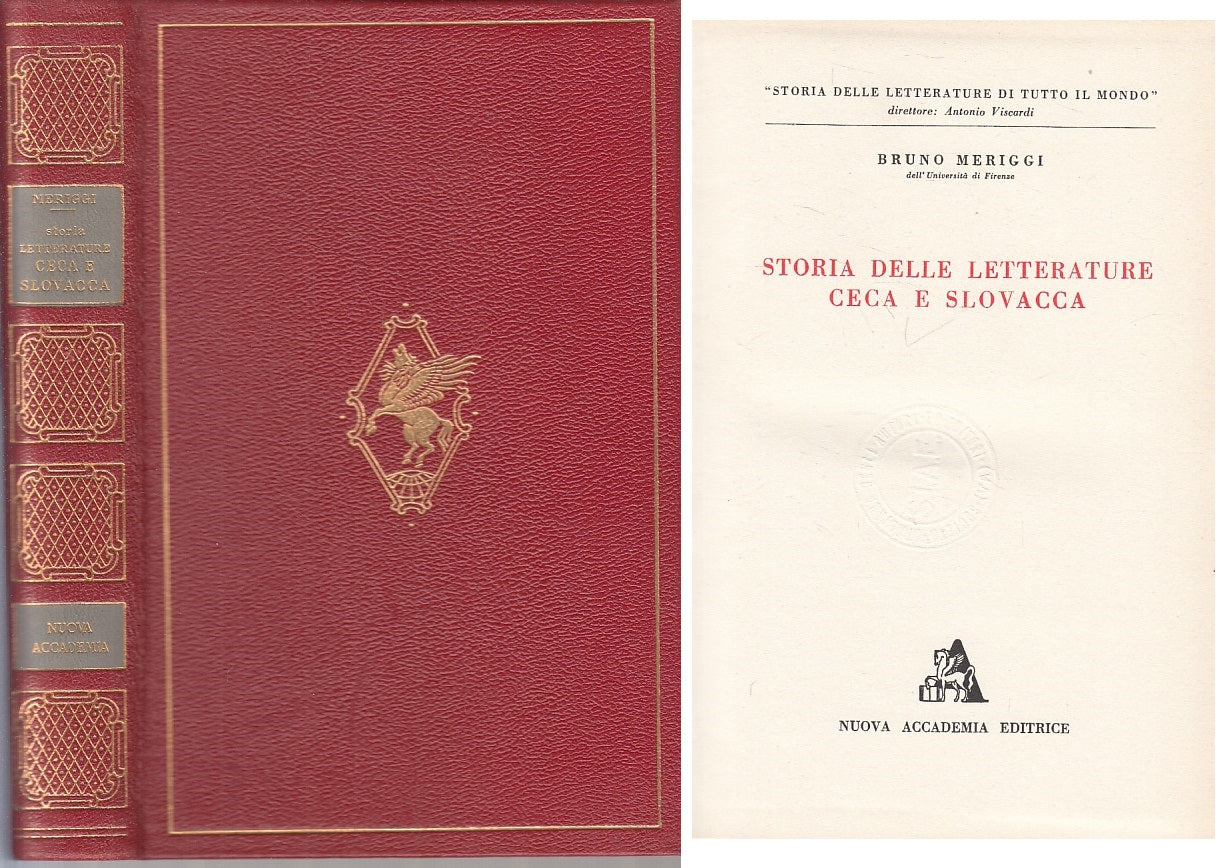 LS- STORIA LETTERATURA CECA E SLOVACCA -- NUOVA ACCADEMIA--- 1958 - C - ZFS23