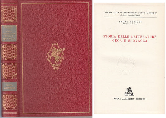 LS- STORIA LETTERATURA CECA E SLOVACCA -- NUOVA ACCADEMIA--- 1958 - C - ZFS23