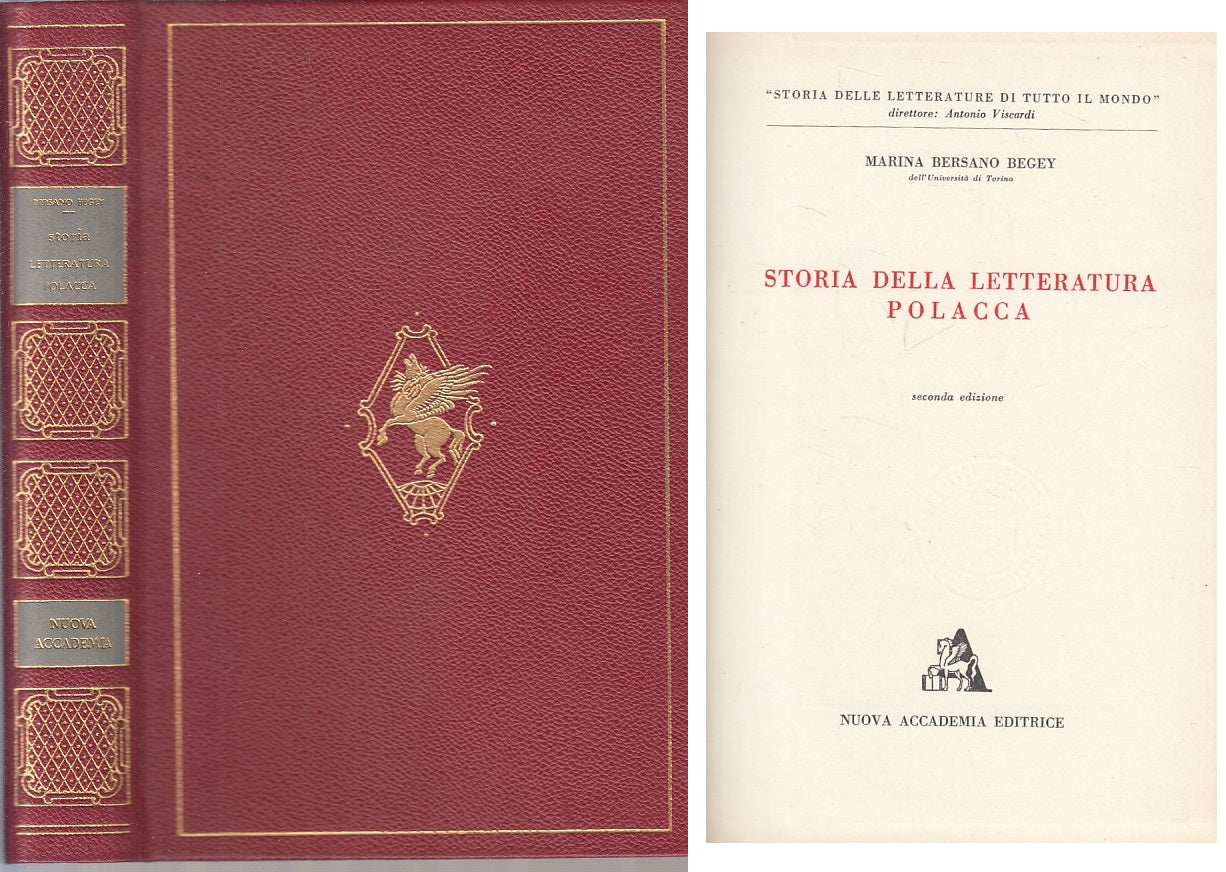 LS- STORIA LETTERATURA POLACCA - BEGEY - NUOVA ACCADEMIA --- 1957 - C - ZFS21