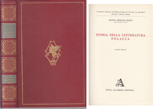 LS- STORIA LETTERATURA POLACCA - BEGEY - NUOVA ACCADEMIA --- 1957 - C - ZFS21
