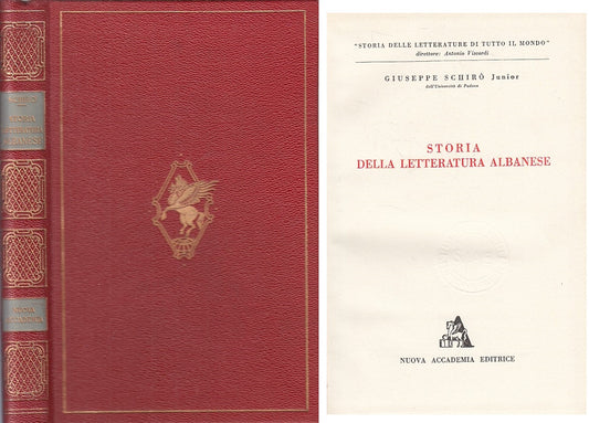 LS- STORIA LETTERATURA ALBANESE - SCIRO' - NUOVA ACCADEMIA --- 1959 - C - ZFS21