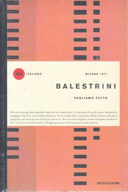 LN- VOGLIAMO TUTTO - BALESTRINI - MONDADORI - 900 ITALIANO -- 2015 - B - ZFS21