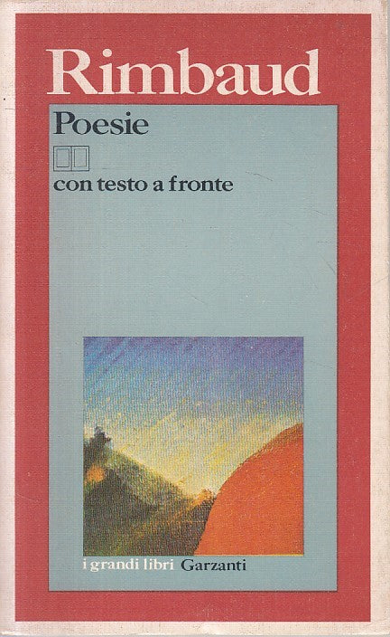 LN- POESIE CON TESTO A FRONTE - RIMBAUD - GARZANTI -- 1a ED. - 1977 - B - ZFS51