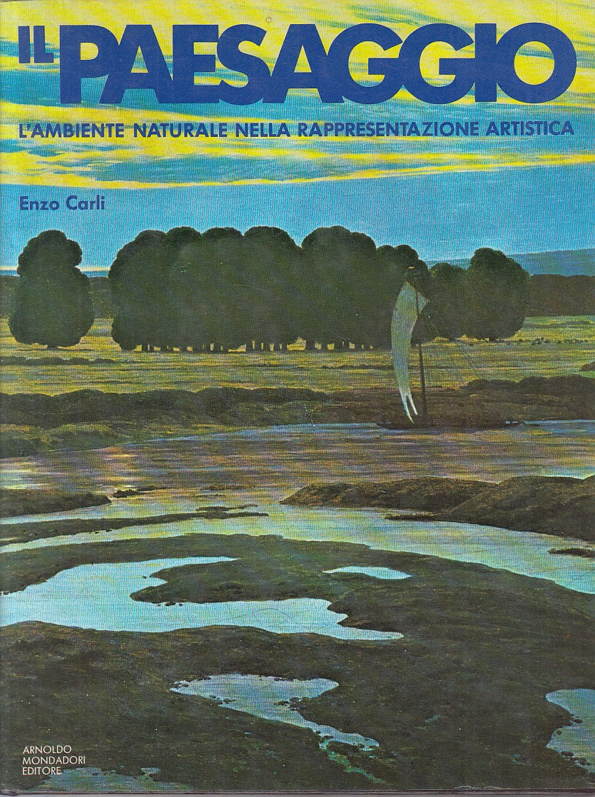 LT- IL PAESAGGIO AMBIENTE NATURALE - CARLI - MONDADORI --- 1981 - CS - YFS621