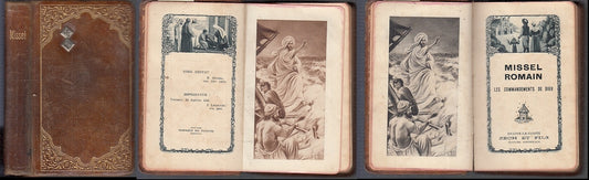LD- MISSEL ROMAIN COMMANDEMENTS DE DIEU - OBSTAT- ZECH ET FILS--- 1936- C- XFS83
