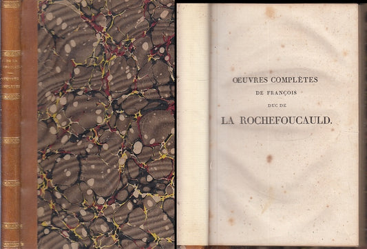 LH-OEUVRES COMPLETES FRANCOIS DUC DE LA ROCHEFOUCAULD -- BELIN --- 1820- C-XFS84