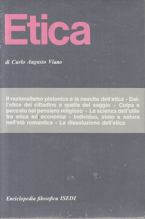 LS- ETICA - VIANO - ISEDI - ENCICLOPEDIA FILOSOFICA -- 1977 - B - ZFS24