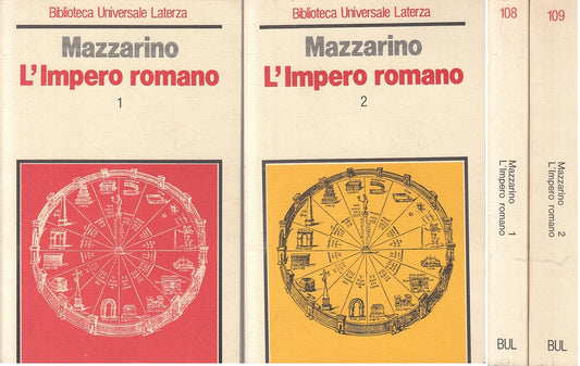 LS- L'IMPERO ROMANO 2 VOLL. - MAZZARINO - LATERZA- UNIVERSALE-- 1986 - B - ZFS54