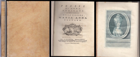 LH- POESIE DEDICATE MARIA ANNA TESTARD SETTECENTINA --MOUCKE --- 1777 - C- XFS81