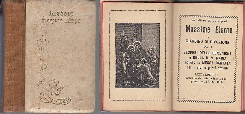 LD- MASSIME ETERNE E GIARDINO DI DIVOZIONE - DE LIGUORI ---- 1909 - C - XFS74