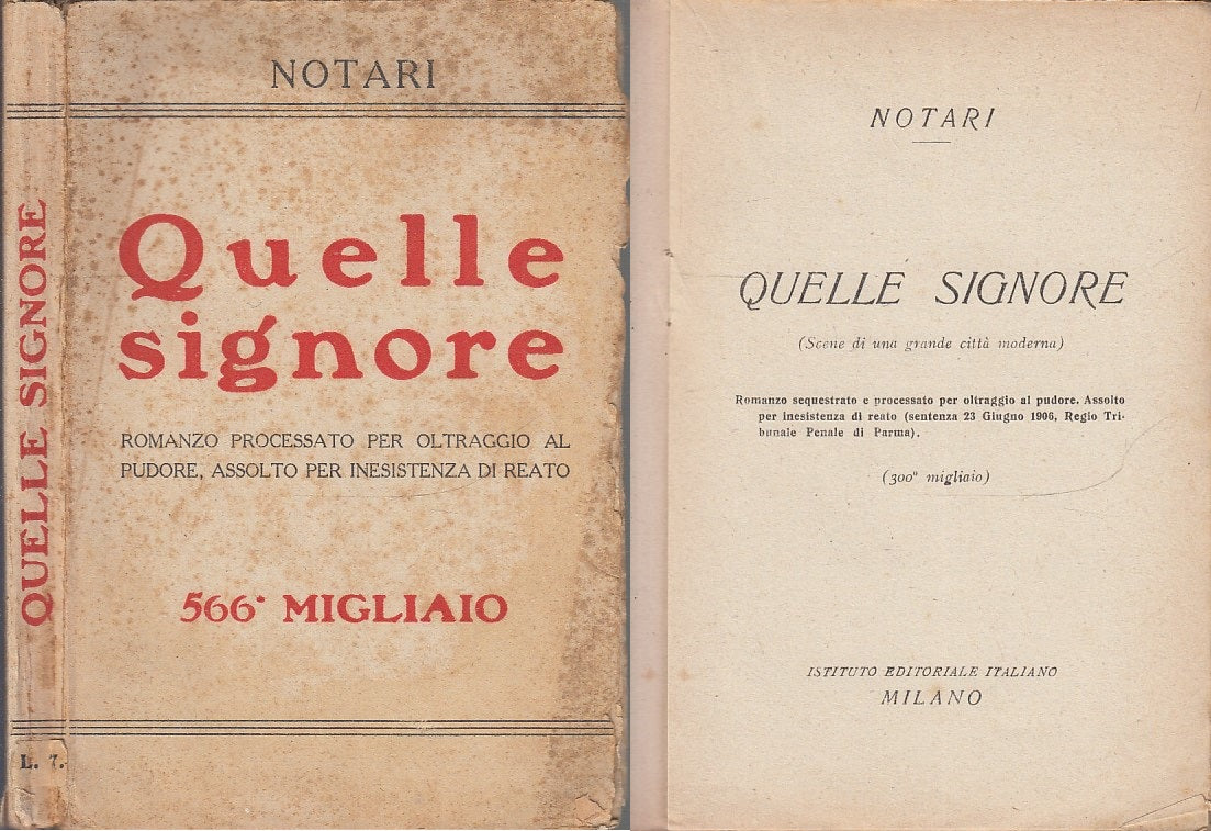LN- QUELLE SIGNORE SCENE DI UNA GRANDE CITTA' MODERNA- NOTARI---- 1906- B- XFS74
