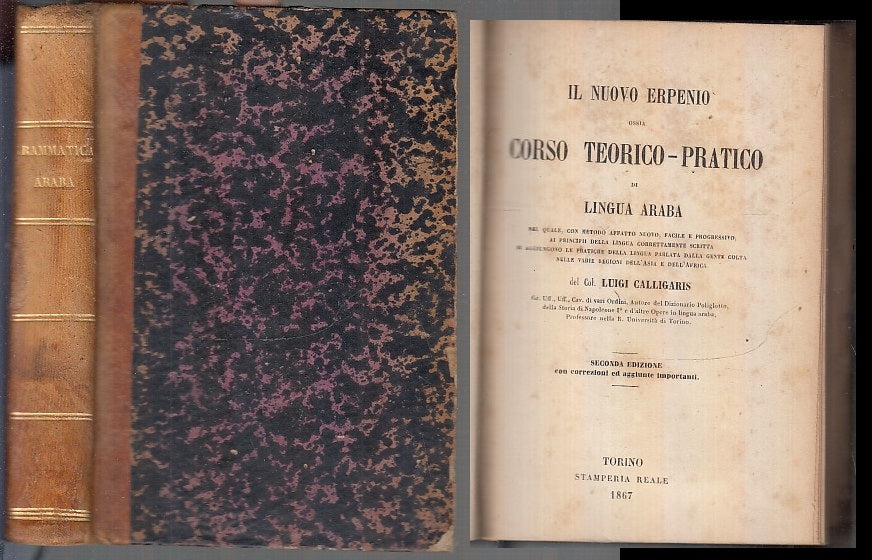 LH- IL NUOVO ERPENIO CORSO TEORICO PRATICO DI LINGUA ARABA -----1867 - C - XFS71