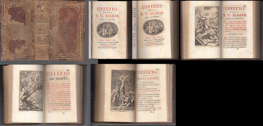 LH- UFFIZIO DELLA BEATA VERGINE MARIA FRA L'ANNO -- SALVIONI --- 1805 - C- XFS71