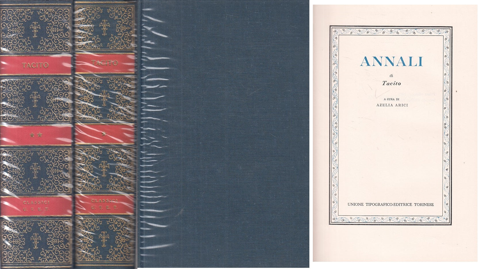 LN- ANNALI 2 VOLL. - TACITO - UTET - CLASSICI LATINI -- 1975 - CS - YFS583