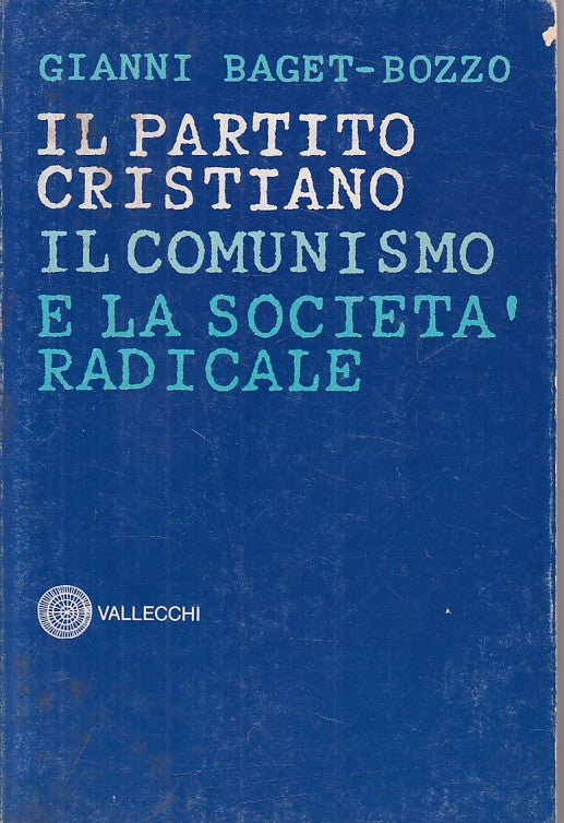 LS- PARTITO CRISTIANO COMUNISMO SOCIETA' RADICALE-- VALLECCHI--- 1976- B- YFS723
