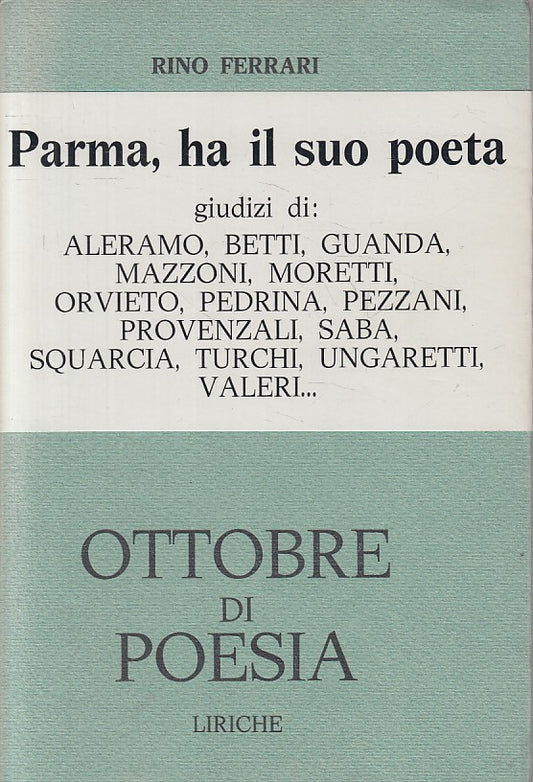 OTTOBRE DI POESIA LIRICHE - FERRARI - NAZIONALE PARMA --- 1971 - B - WPR