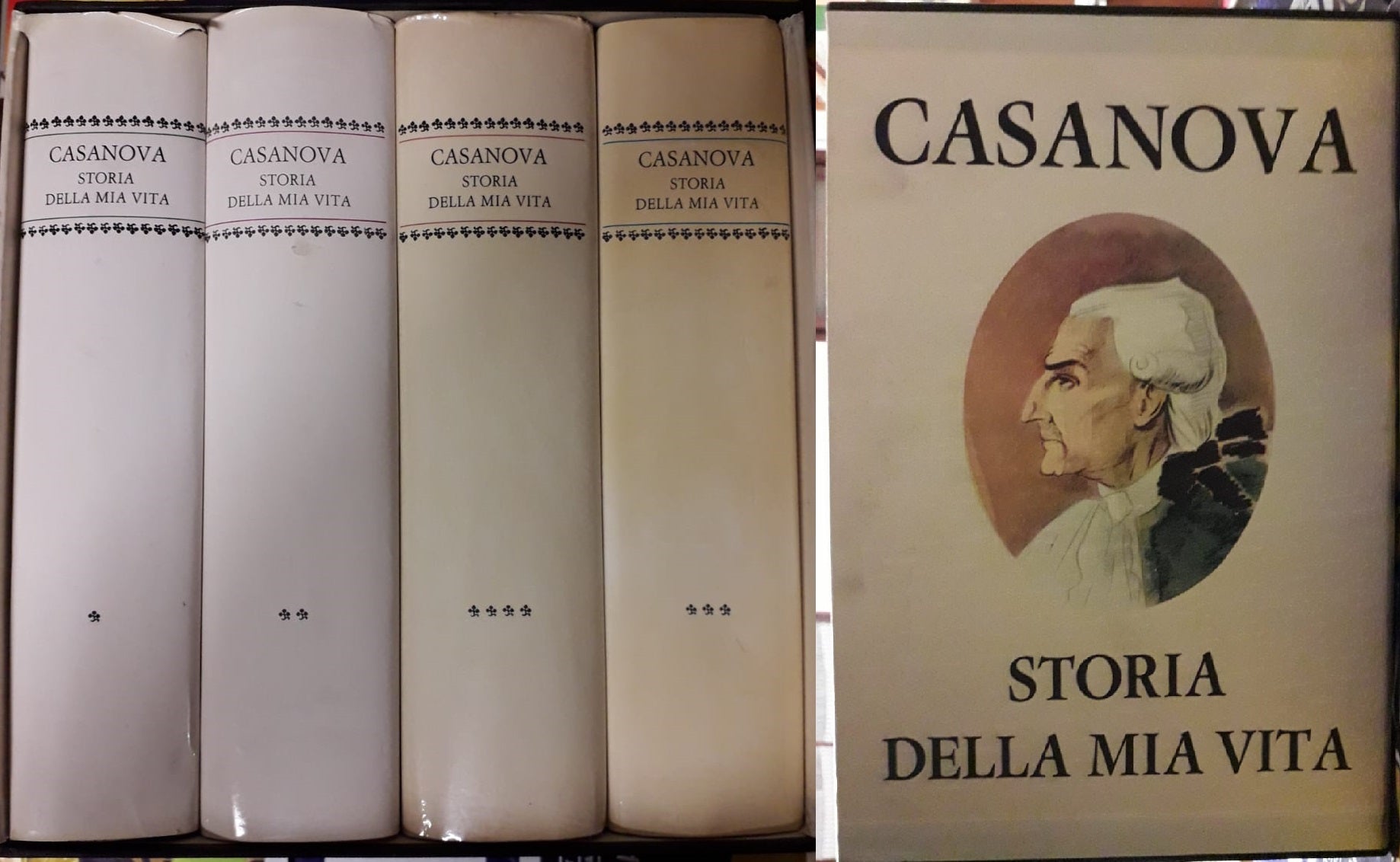 LS-CASANOVA STORIA DELLA MIA VITA COFANETTO 4 VOLUMI -- CASINI --- 1961- CS- YFS
