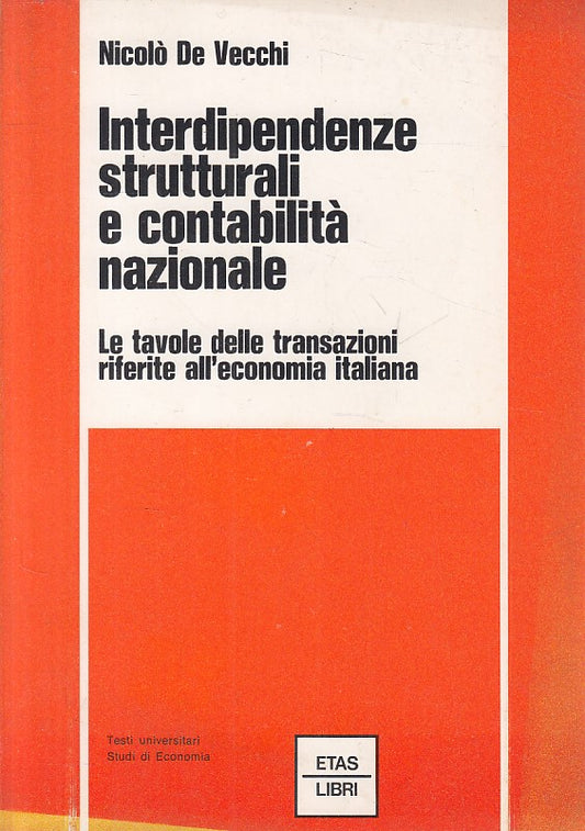 LS- INTERDIPENDENZE STRUTTURALI CONTABILITA' NAZIONALE-- ETAS--- 1975- B- ZFS142