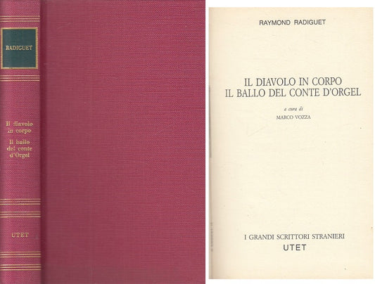 LN- DIAVOLO IN CORPO BALLO CONTE D'ORGEL - RADIGUET - UTET --- 1984 - C - ZFS216