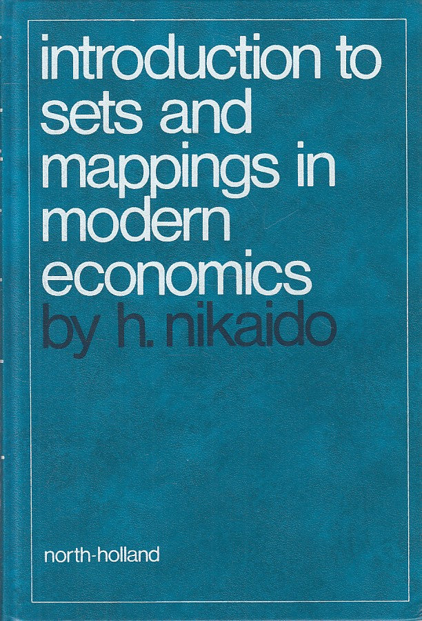 LS- INTRODUCTION SETS AND MAPPINGS MODERN ECONOMICS -- NH --- 1972 - C - ZFS172