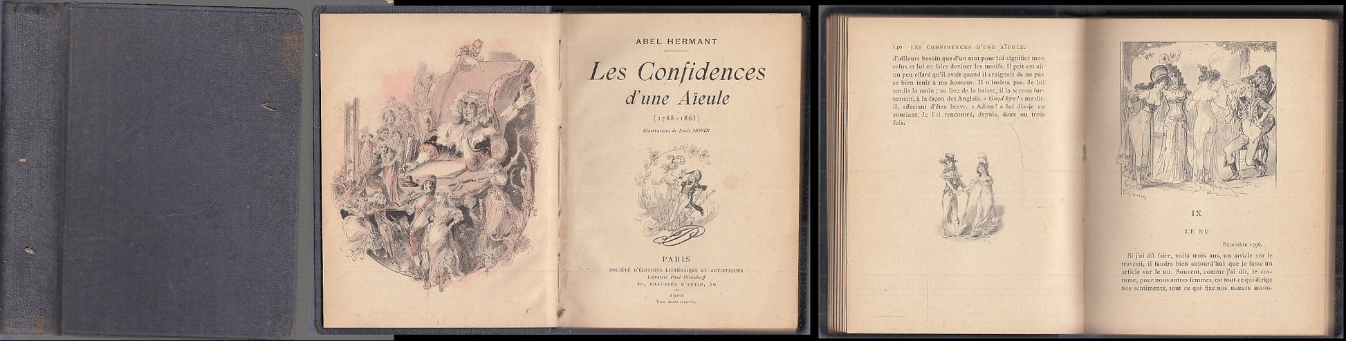LN- LES CONFIDENCES D'UNE AIEULE - ABEL HERMANT ---- 1900 - C - XFS146